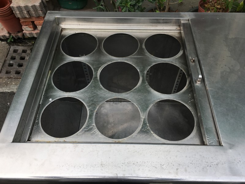 七尺拉門式沙拉工作台冰箱