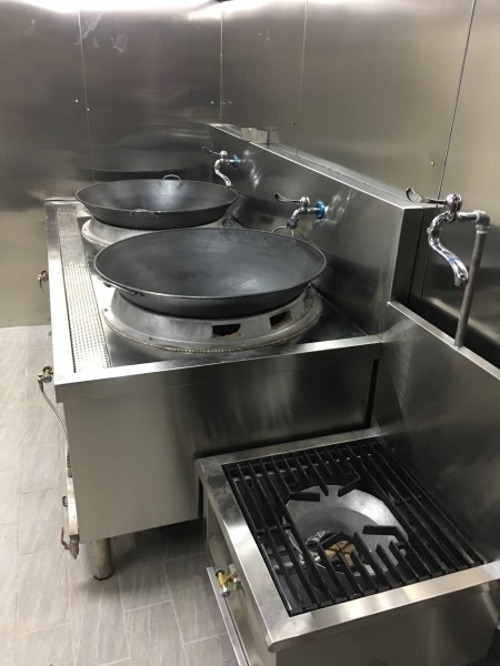 專業型雙口耐火泥快速炒台