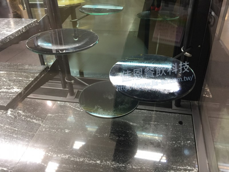 五尺珠寶盤橫展示蛋糕櫃