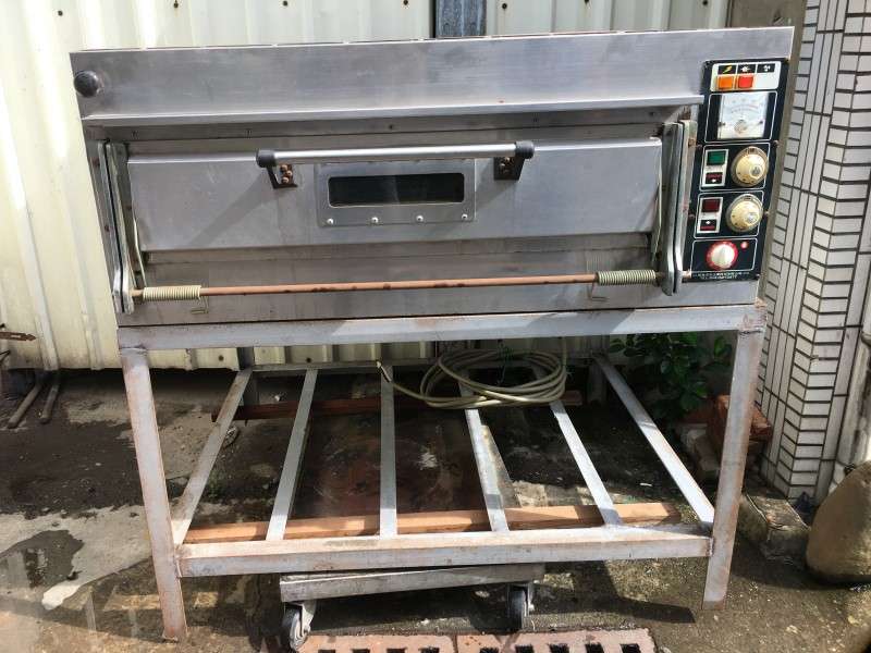 一層二盤電烤箱-附鐵架